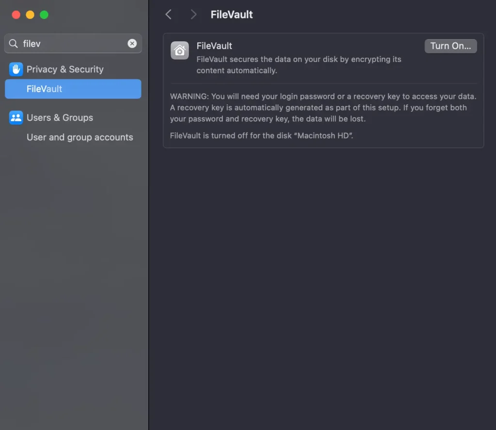 FileVault
