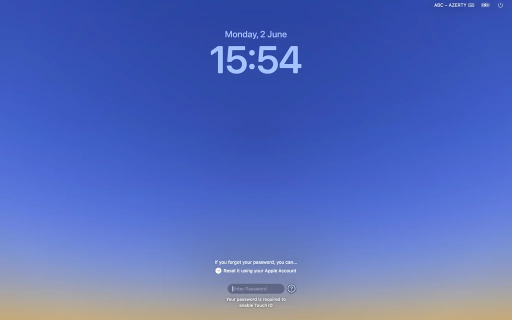 Réinitialisation via Apple ID