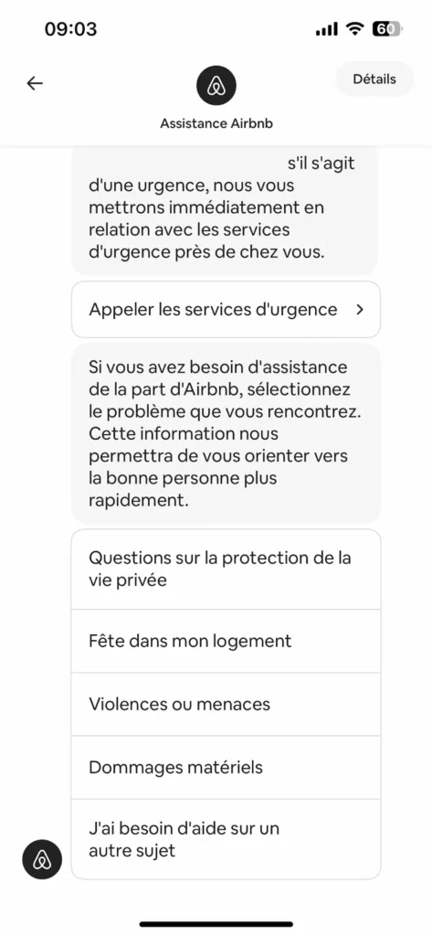 airbnb support chat
